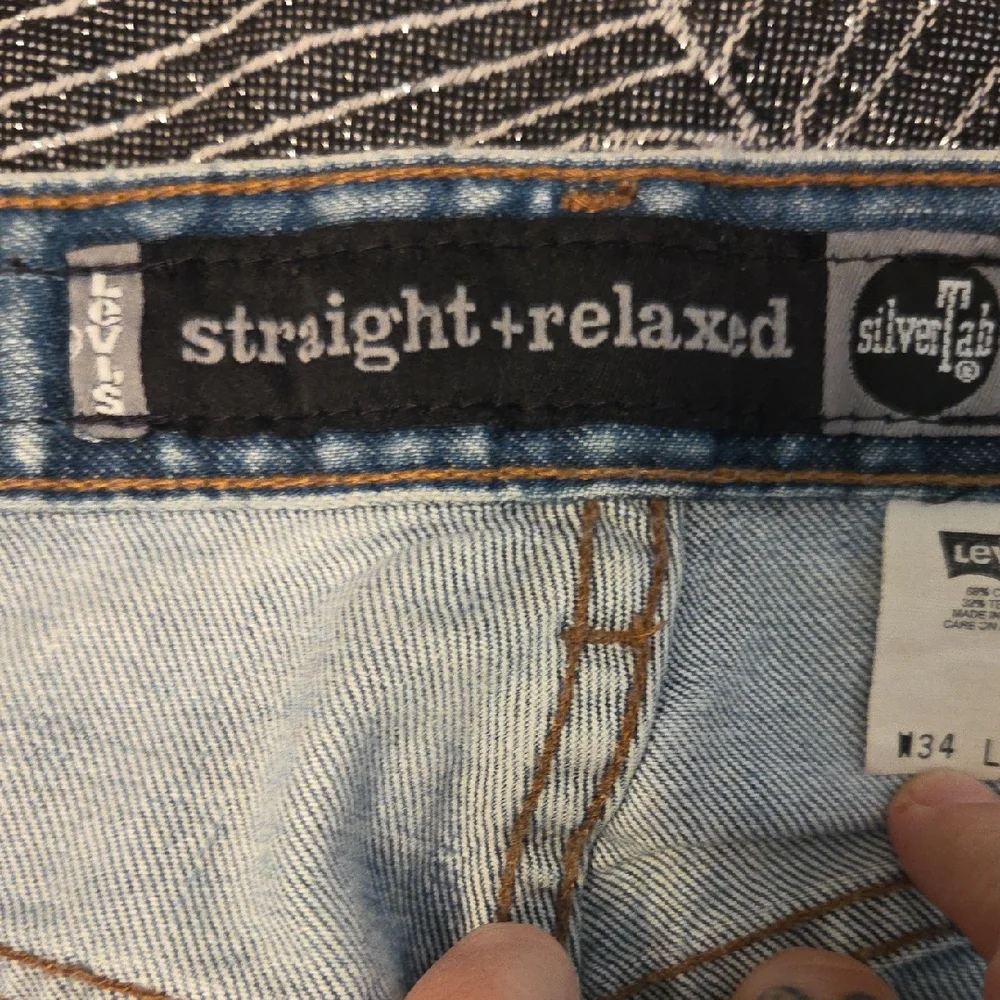 LEVI'S SILVERTAB VINTAGE Y2K Straight Relaxed Jeans Men's‎ Size 34
